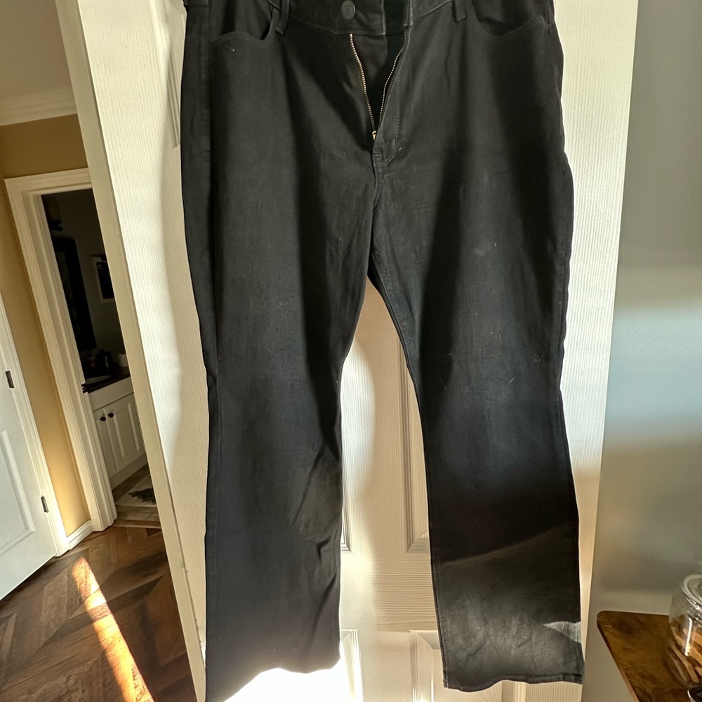 Old Navy Black Mid-RiseWow Boot-Cut Jeans